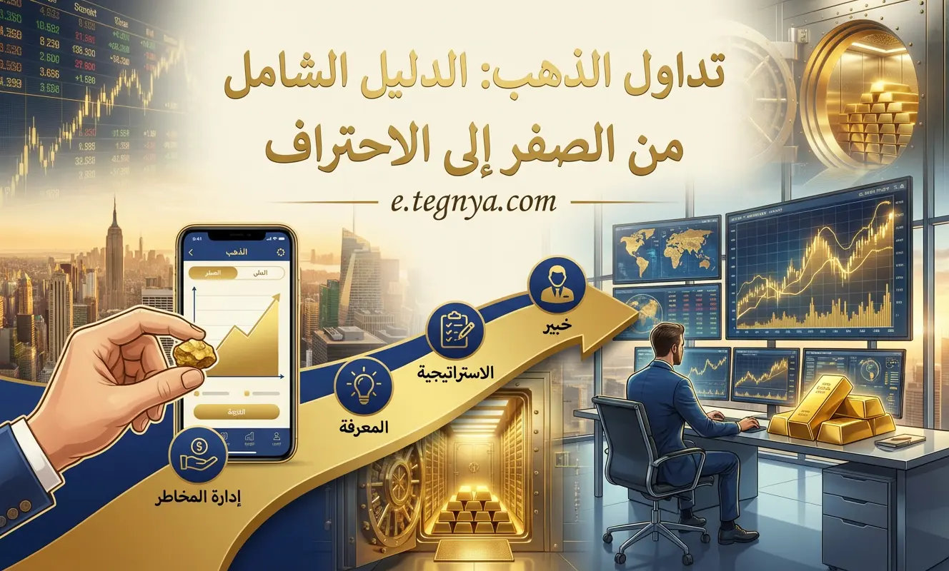 تداول الذهب: الدليل الشامل من الصفر إلى الاحتراف
